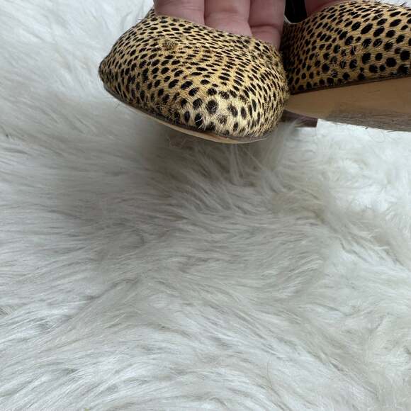 Sole Society Capra Cheetah Print Calf Hair Low Block Heel Pumps - Picture 8 of 8